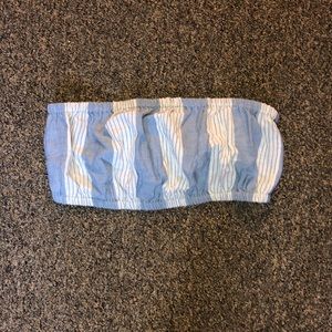 American Eagle Striped Crop Top